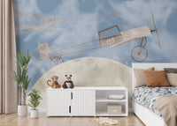 Planes on the Moon Wallpaper Murals - Giffywalls A899