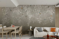 The colors are muted and gentle, like soft blues, pinks, and greens.

