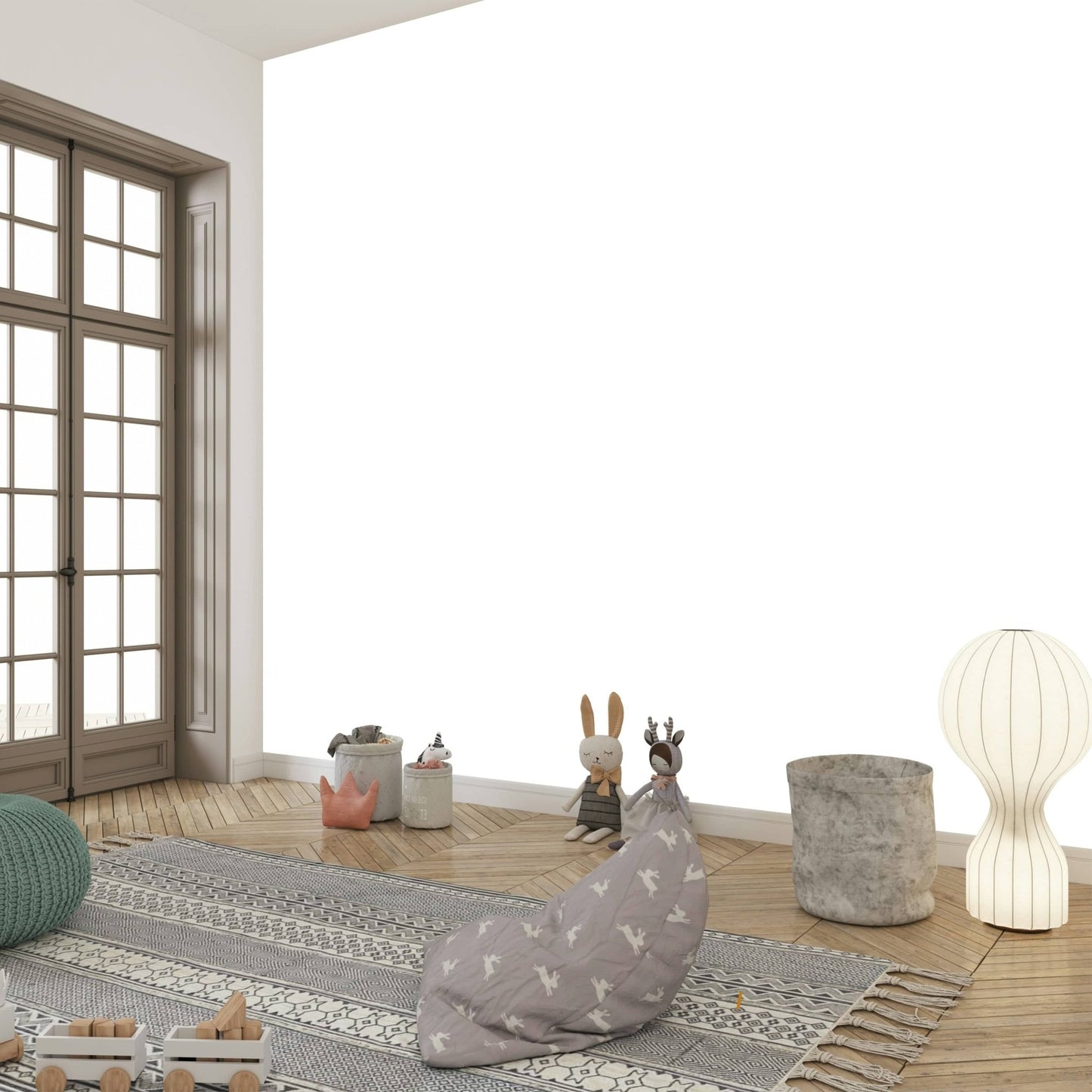 Subtle bird wallpaper for living rooms

