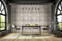 Easy to install boho zebra wall mural

