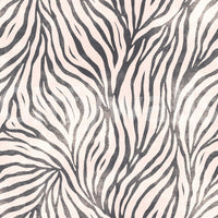 Feature wall with black and white zebra stripes


