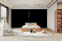 A calming modern abstract wallpaper mural that defines a space.

