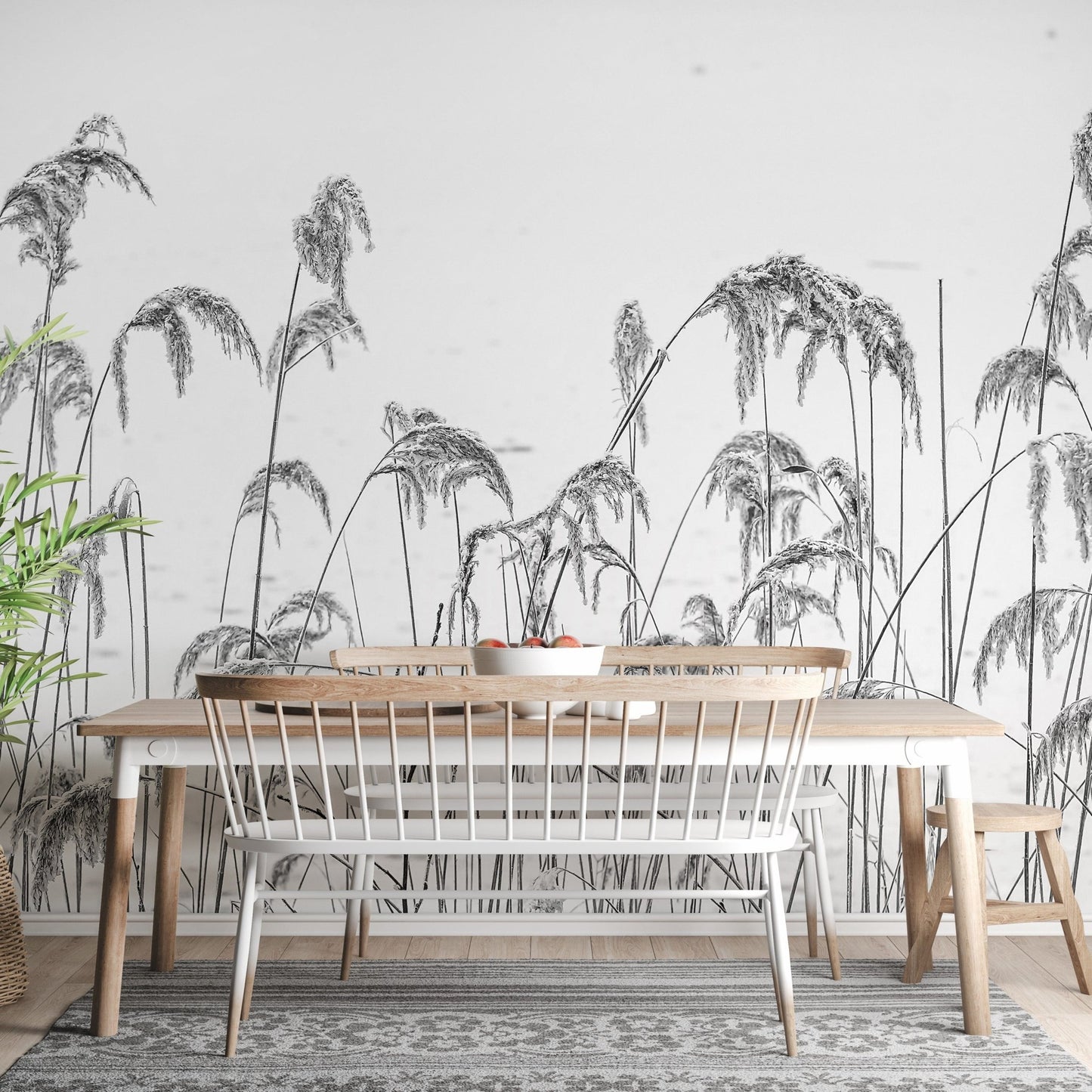 Winter Reeds Wallpaper murals - Giffywalls A927