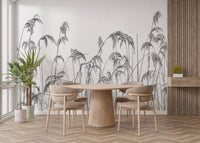 Winter Reeds Wallpaper murals - Giffywalls A927