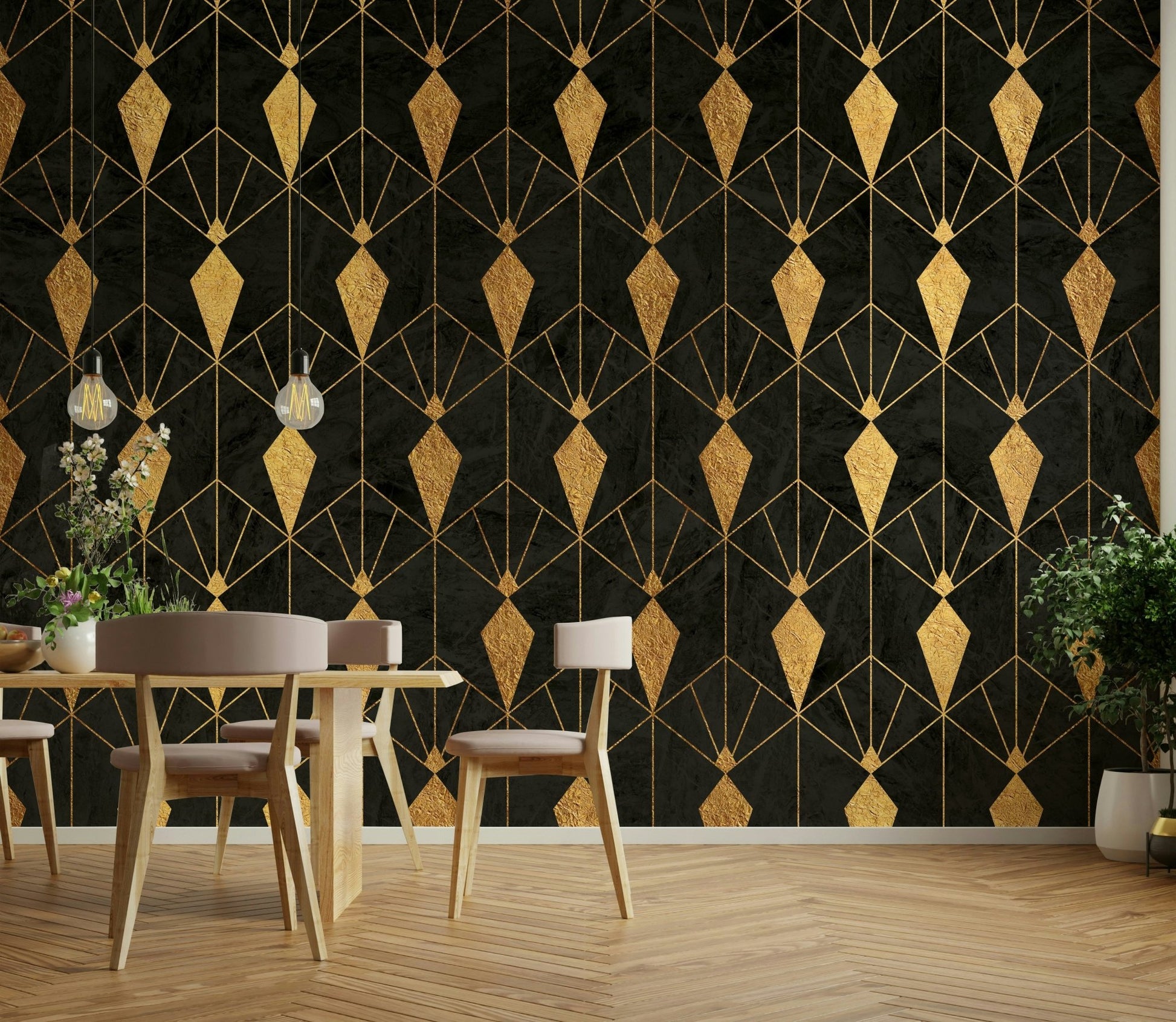 Luxury Art Deco wall covering
