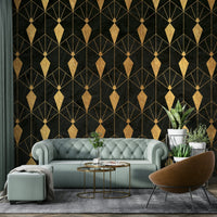 Classic modern deco wallpaper
