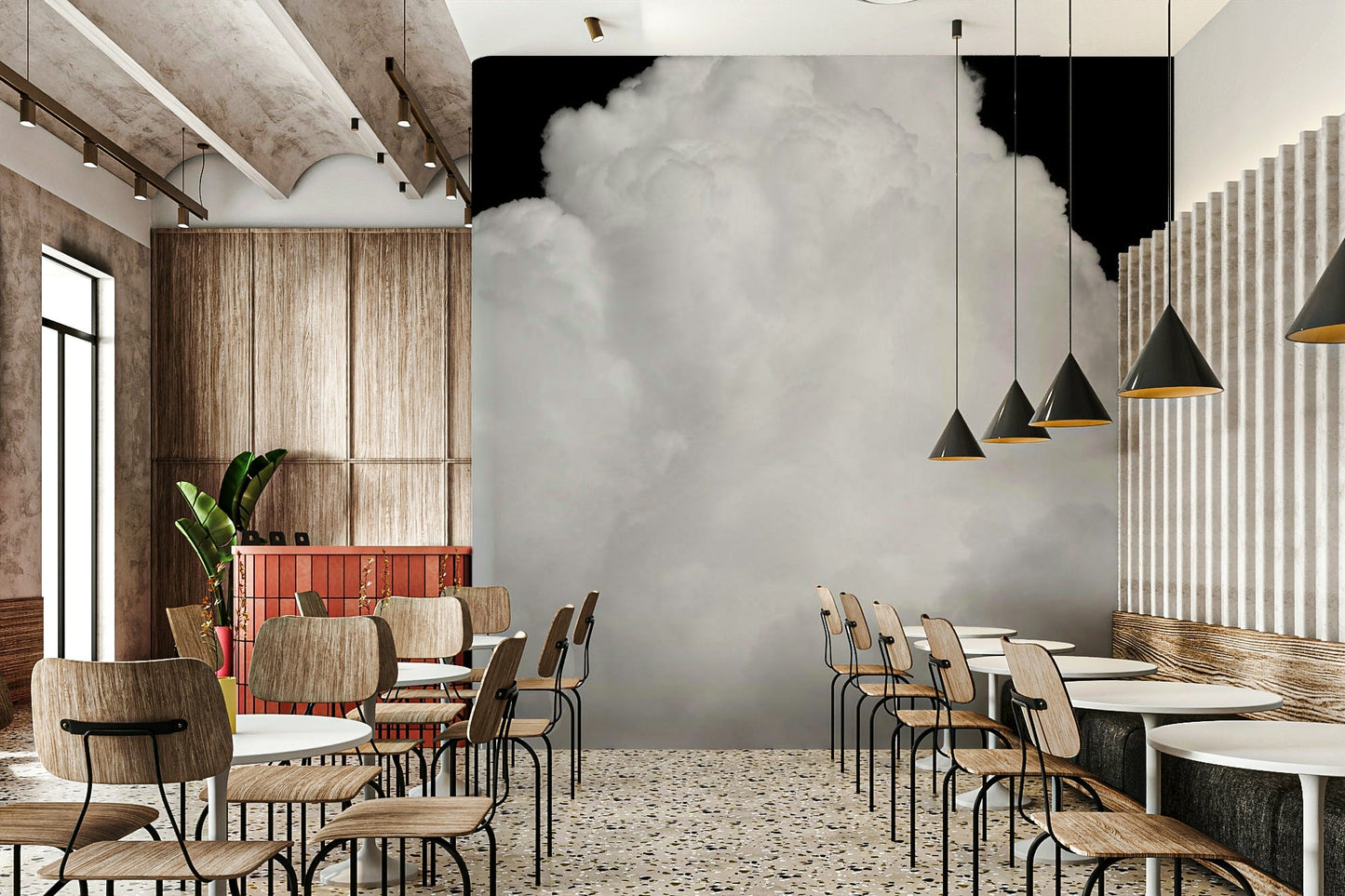 Black Clouds III Wall Mural