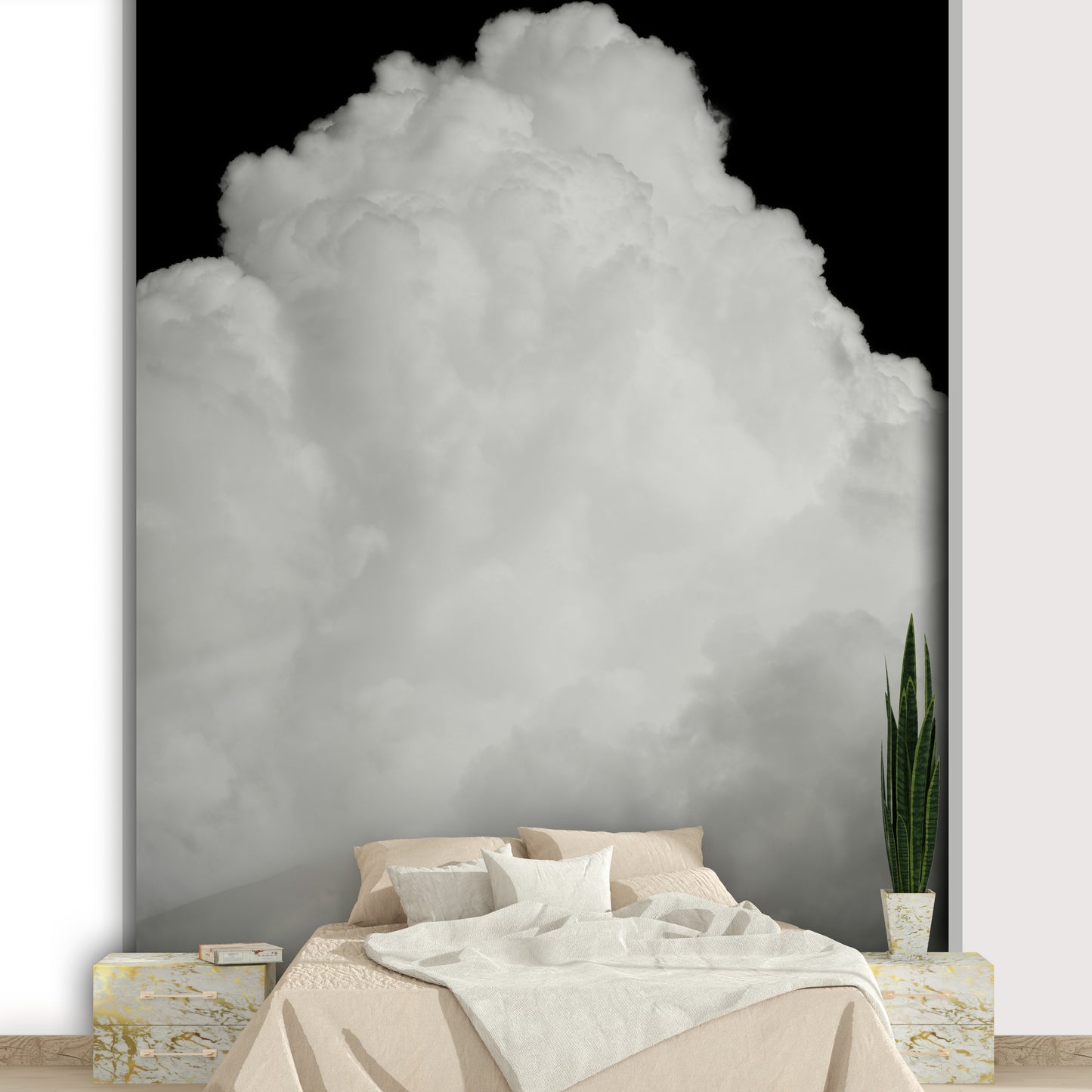 Black Clouds III Wall Mural