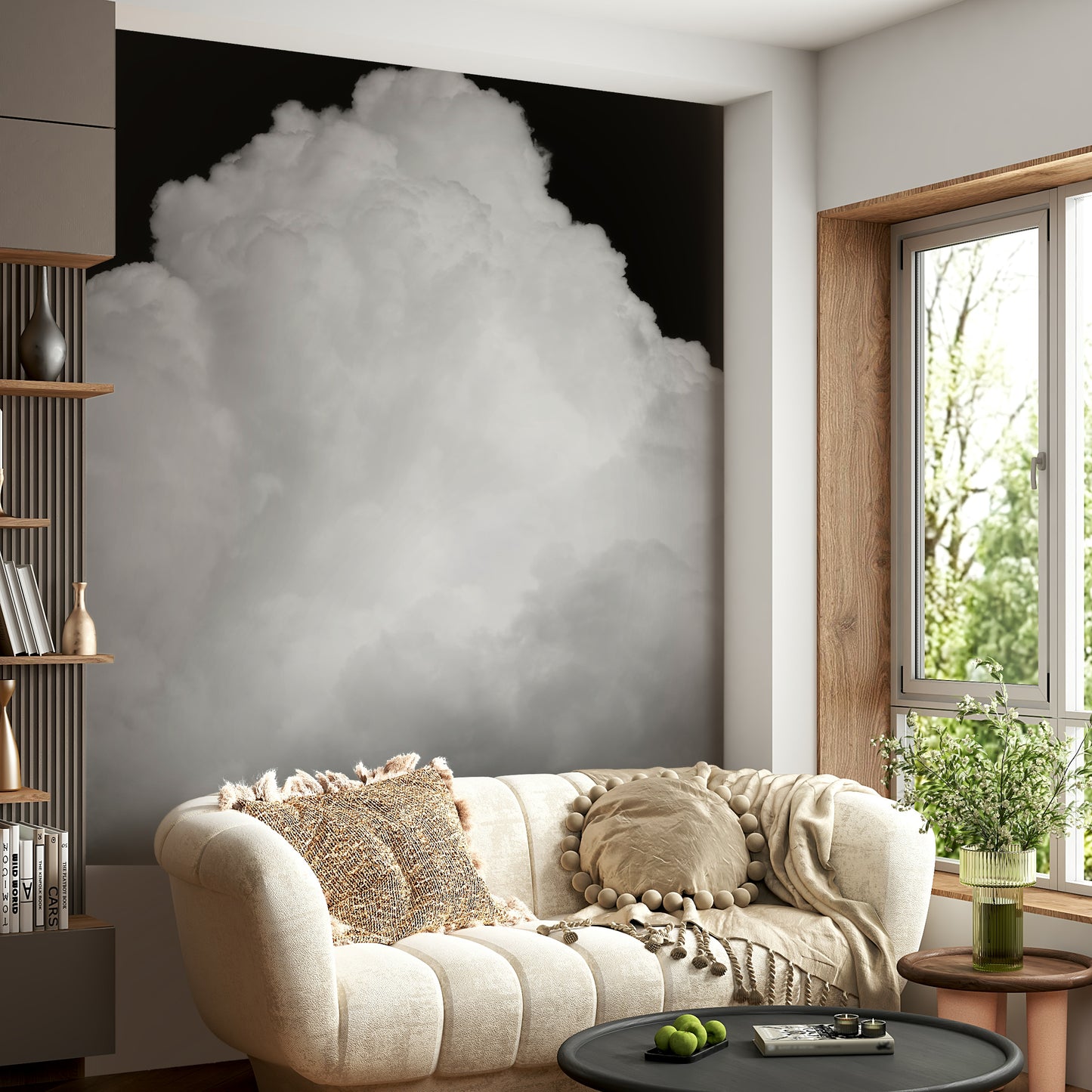 Black Clouds III Wall Mural