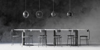 Sophisticated grayscale mural for walls ombre-05
