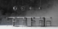 Sophisticated grayscale mural for walls
