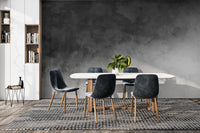 Black & gray gradient wallpaper mural design
