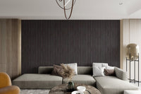 Black Grunge Vertical Stripe Wallpaper
