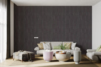 Black Grunge Wood Stripe Wallpaper