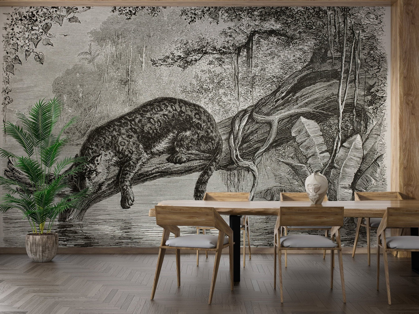 Black Leopard Print Wallpaper - Giffywalls A556