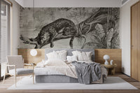 Black Leopard Print Wallpaper - Giffywalls A556