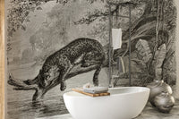 Black Leopard Print Wallpaper - Giffywalls A556