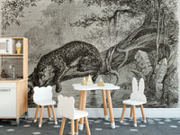 Animal Print Black Leopard Wallpaper
 A556