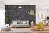Black Marble Wallpaper Mural - Giffywalls marble-04