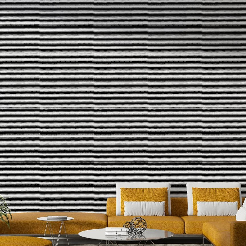 Modern striped wall mural

