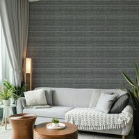 Bold mural wallpaper with stripes

