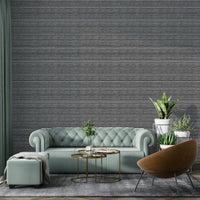 Hand-drawn stripe mural wallpaper

