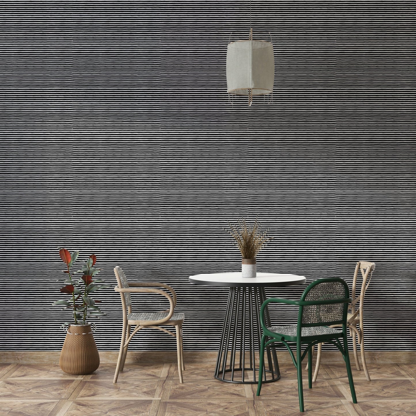 Horizontal lines wallpaper design

