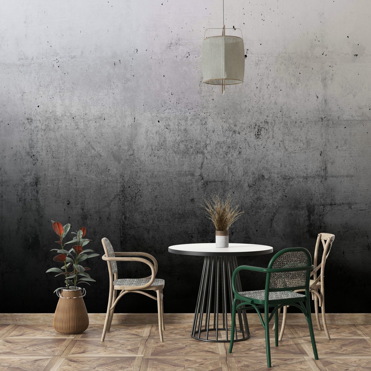 Modern ombre mural wallpaper

