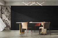 Sophisticated black brick mural wallpaper for homes brick-15

