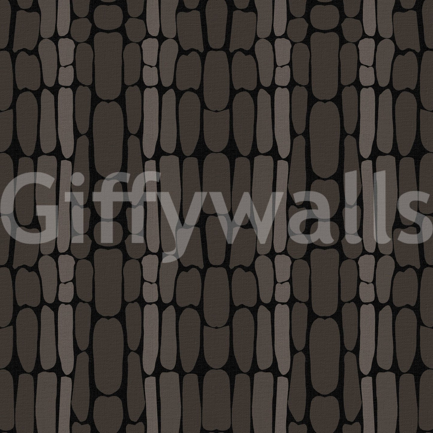 Architectural feel runs through the column rhythm of this stone shape wallpaperGD9556
