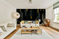 Urban Charcoal Spires Wall Mural for Statement Walls

