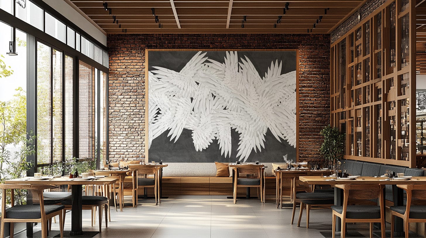 Velvet elegance in this Hermes Luxe-inspired wall mural design., B636