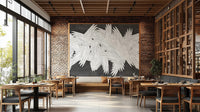 Velvet elegance in this Hermes Luxe-inspired wall mural design., B636