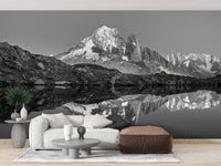Black and White Landscape Mountain Wallpaper for Walls A704