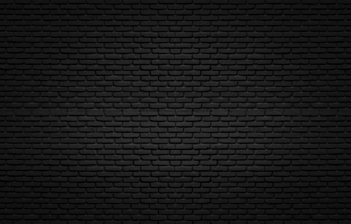Black Texture Brick Wall Mural
