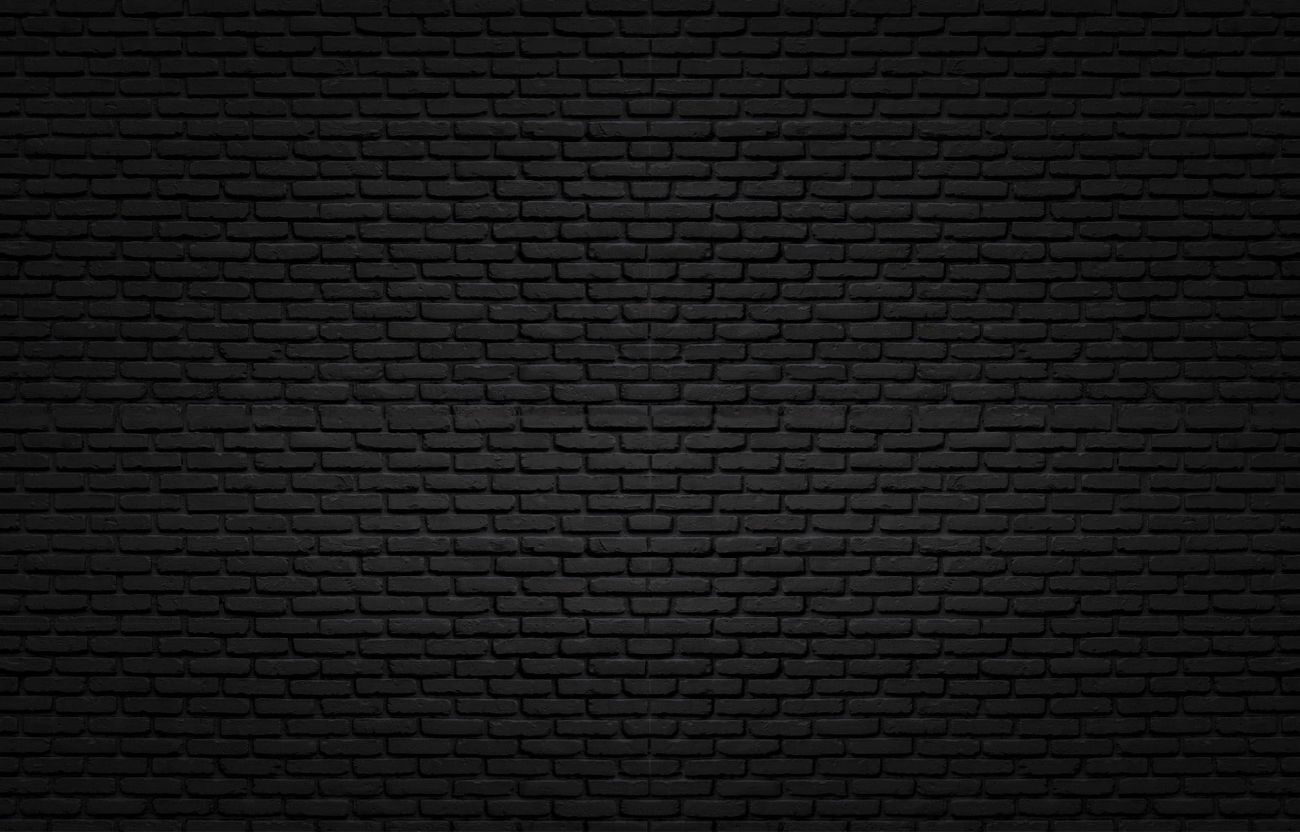 Black Texture Brick Wall Mural