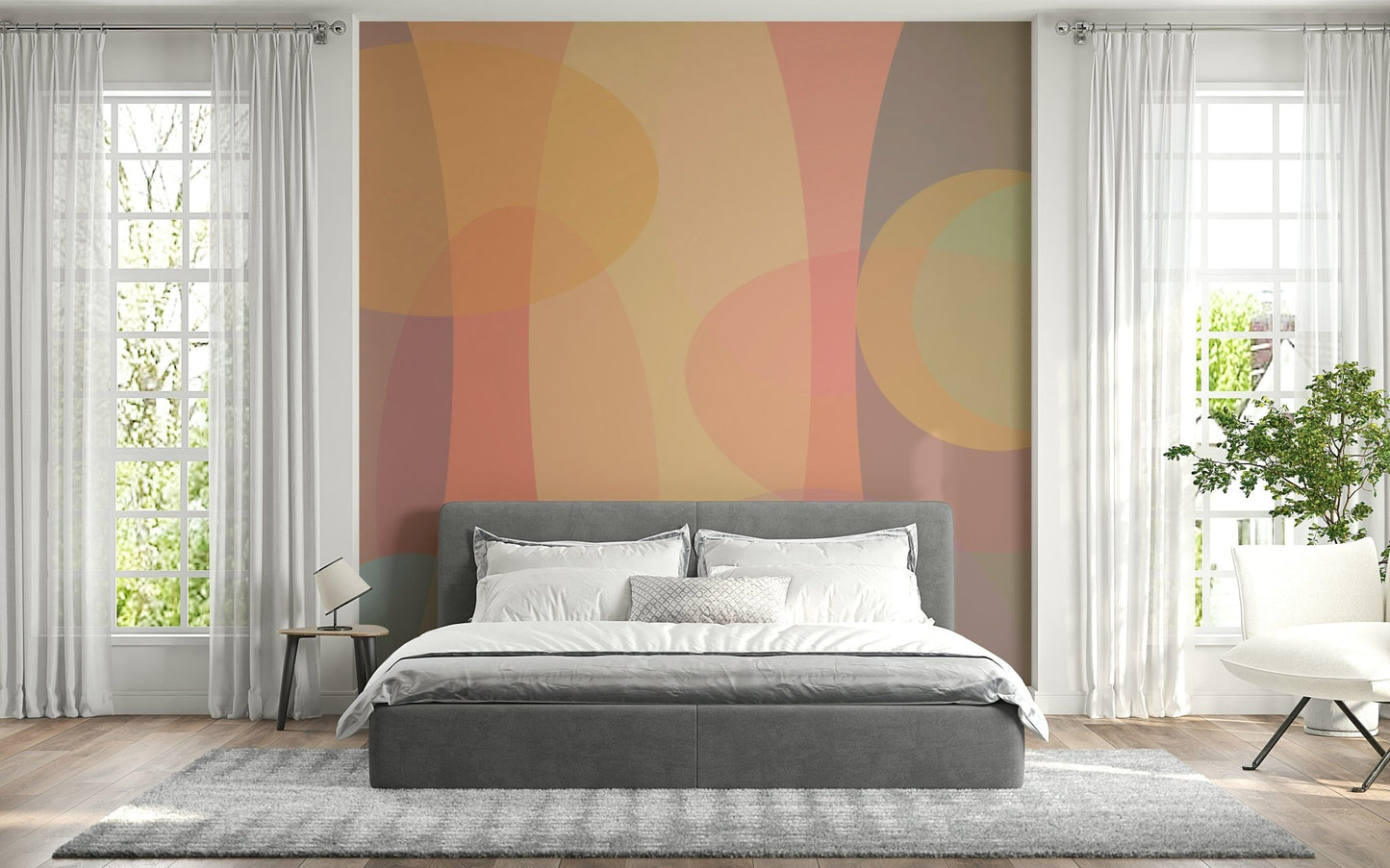 Gauzy Blended Harmony Halcyon spectrum peel and stick.