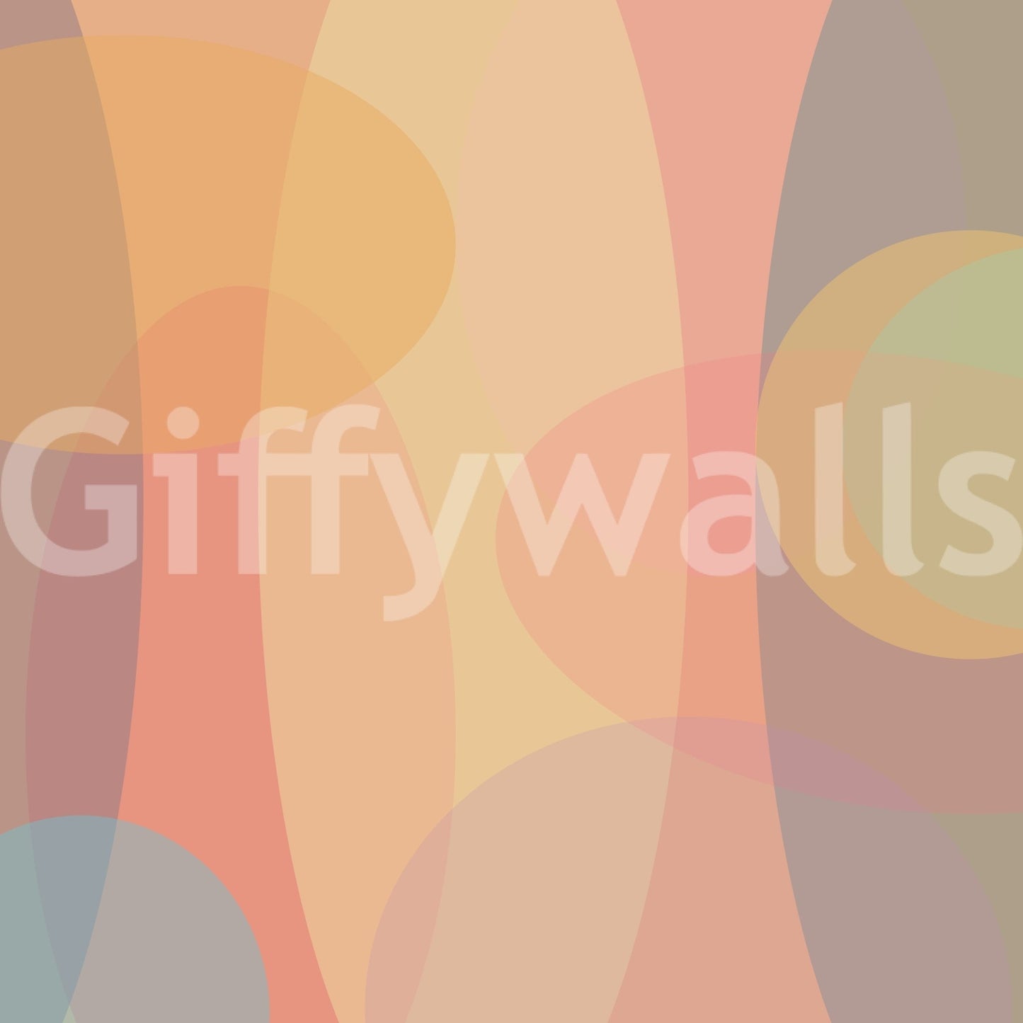 Liminal opalescent Blended Harmony wallpaper tableau.