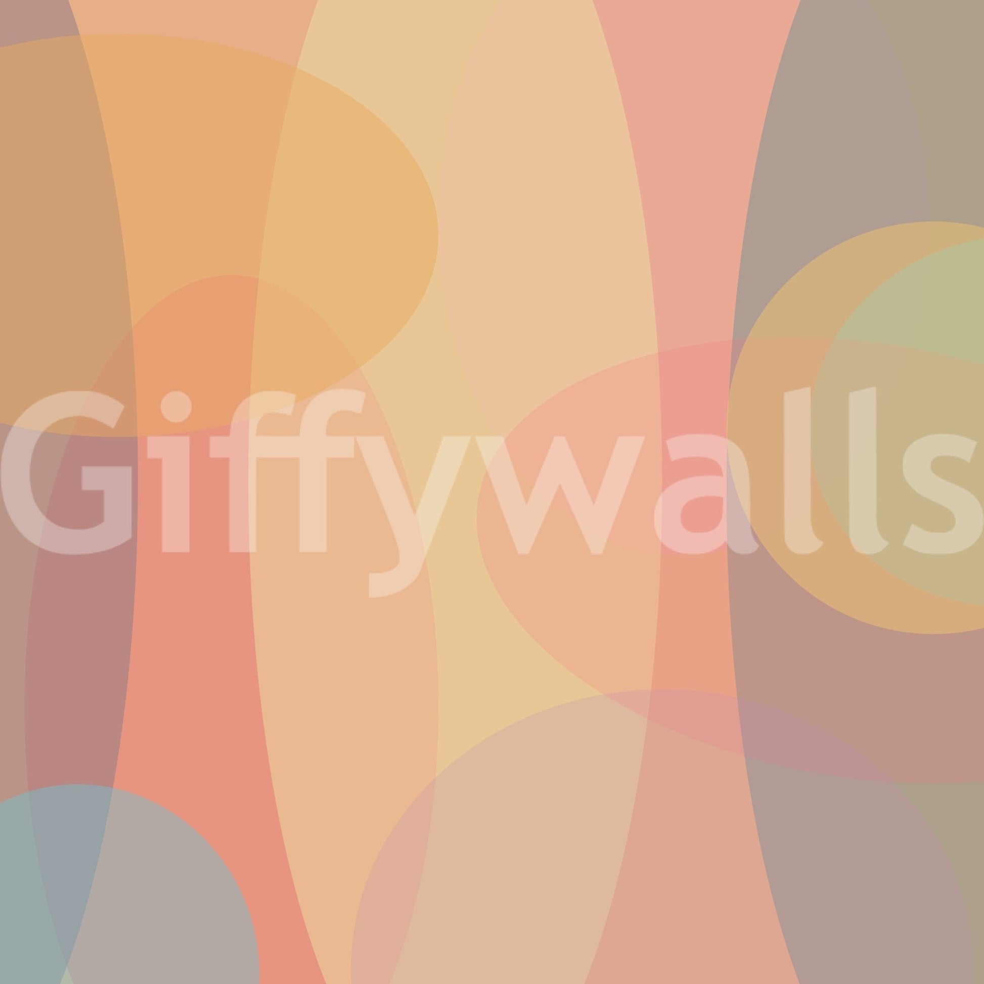 Liminal opalescent Blended Harmony wallpaper tableau.