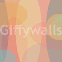 Liminal opalescent Blended Harmony wallpaper tableau.