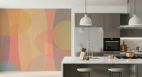 Felicitous synesthesia of Blended Harmony wall covering.
