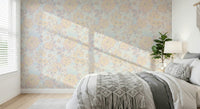 Bloom Hues: Soft Floral Art Wallpaper⁠