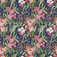 A high-quality dramatic floral wall mural for walls.

