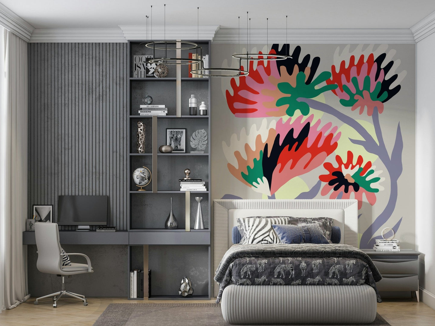 Bloom rebirth Wall Mural