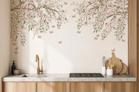 Blooming Blossom Light Pink Color Wallpaper - Giffywalls