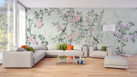 Floral Garden Wallpaper Mural, A510