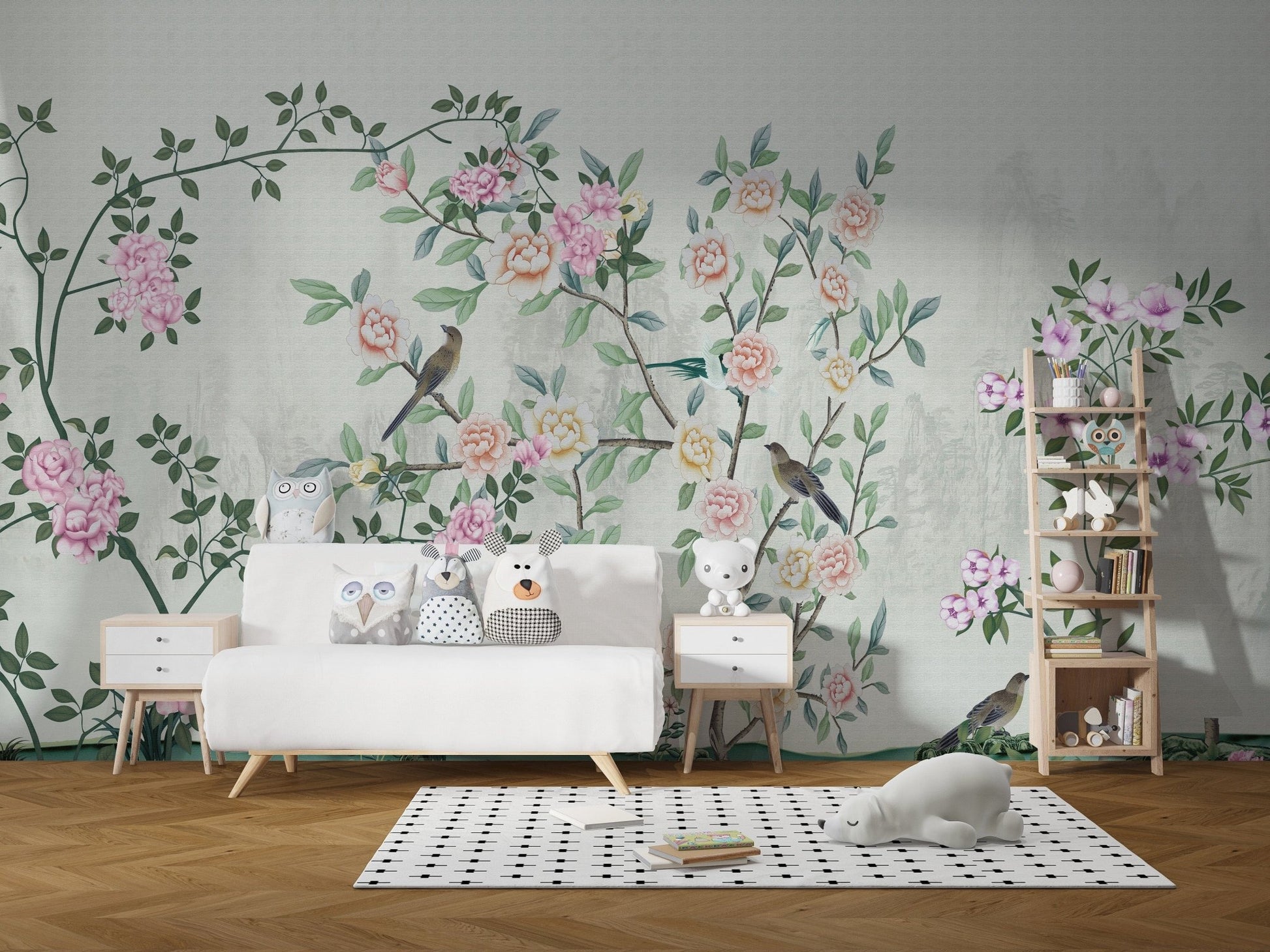 Garden Flowers Based Wallpaper Murals - Giffywalls, A510