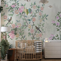 Garden Flowers Wall Mural Design, A510