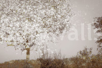 A high-quality serene flower wall mural for walls., GD5569