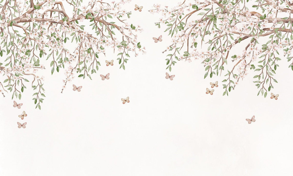 Blooming Beauty Backdrop Natures Wallpaper in your room — zoomed